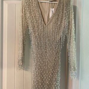 Nasty gal mini sequin dress. BNWT. Sz small.